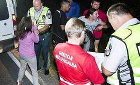 Naktinis Vilniaus kelių policijos reidas