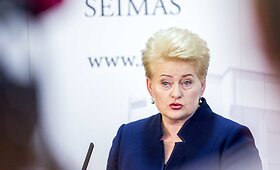 Dalia Grybauskaitė susitiko su Seimo valdybos nariais aptarti Seimo rudens sesijos darbų