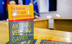 Leidinio &bdquo;Ką turime žinoti apie pasiprie&scaron;inimą: aktyvių veiksmų gairės&ldquo; pristatymas