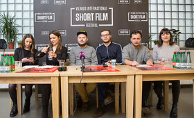 11-ojo Vilniaus taprtautinio trumpųjų filmų festivalio spaudos konferencija