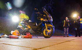 Vilniuje žuvo su automobiliu susidūręs motociklo vairuotojas