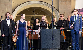 Kristupo festivalis 2017: VU kieme &ndash; dirigentė Mirga Gražinytė-Tyla