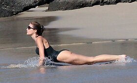 Stephanie Seymour: tobuloms formoms &ndash; jogos ir pilateso pratimai