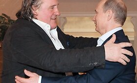 Gerard'ą Depardieu Rusija pasitiko i&scaron;skėstomis rankomis