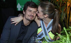 Gražiausia Australijos pora Orlando Bloomas ir Miranda Kerr linksminosi &bdquo;Oskarų&ldquo; dūzgėse