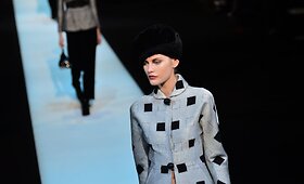 Mados korifėjus Giorgio Armani pristatė &bdquo;Garconne&ldquo; kolekciją