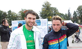 &bdquo;Danske Bank Vilniaus maratone&ldquo; bėgo ir garsūs žmonės 