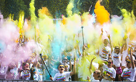 &bdquo;The Color Run&ldquo; bėgimas Vilniuje