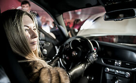 Automobilio &bdquo;Alfa Romeo Giulia&ldquo; pristatymas