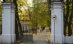 Sapiegų rūmų parkas rudenį