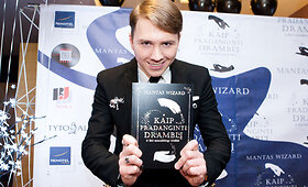 Manto Wizard knygos &bdquo;Kaip pradanginti dramblį ir kiti nesudėtingi triukai&ldquo; pristatymas