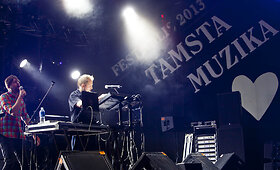 Lietus nei&scaron;gąsdino festivalio &bdquo;Tamsta muzika 2013&ldquo; dalyvių