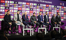 Eurolygos finalo ketverto trenerių spaudos konferencija