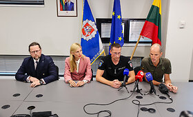 Spaudos konferencijoje pateikta naujausia turima informacija dėl trijų pagrobtų vaikų