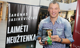Autobiografinės &Scaron;arūno Jasikevičiaus knygos &bdquo;Laimėti neužtenka&ldquo; pristatymas