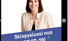 Skiepų nuo COVID-19 skeptikai panaudojo konservatorių simboliką