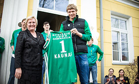 &bdquo;Žalgirio&ldquo; krep&scaron;ininkai aplankė Marijampolę
