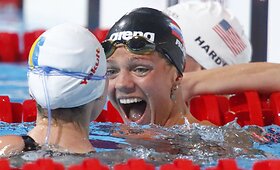 Julija Efimova pagerino 50 metrų pasaulio rekordą