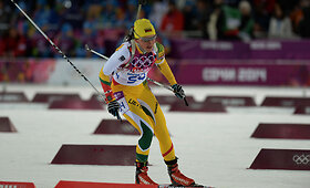 Diana Rasimovičiūtė dalyvavo 7,5 km sprinto rungtyje