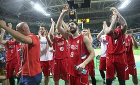 Į olimpinių žaidynių pusfinalį žengė Serbija