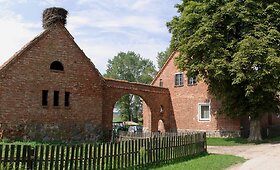 Istorinis Zabrost Wielki kaimas Lenkijoje
