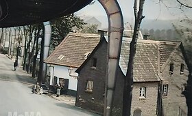 &bdquo;Skraidantis traukinys&ldquo; (&bdquo;Wuppertal Schwebebahn&ldquo;)