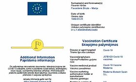 ES skaitmeninis COVID pažymėjimas