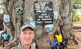Įspūdį palikęs baobabas Zanzibare