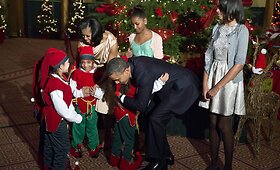 &bdquo;Kalėdos Va&scaron;ingtone&ldquo; &ndash; su Baracko Obamos &scaron;eima ir reperiu Psy