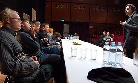 Oskaro Kor&scaron;unovo teatro aktoriai grįžo i&scaron; gastrolių Italijoje
