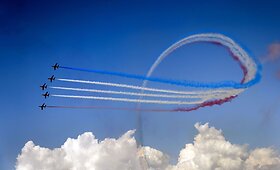 &Scaron;veicarijoje &ndash; įspūdingas aviacijos &scaron;ou