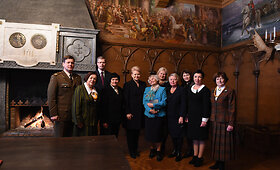 Dalia Grybauskaitė Kauno įgulos karininkų ramovėje