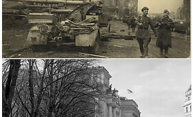 Berlynas tada ir dabar: kaip miestas atrodė po kapitualiacijos 1945-aisiais ir kaip &ndash; 2015 m.