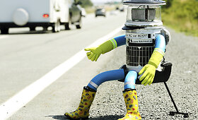 Tranzuojantis robotas &bdquo;Hitchbot&ldquo;