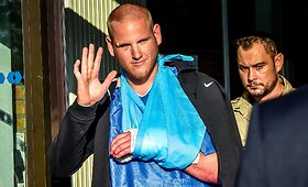 Prancūzijoje i&scaron; ligoninės i&scaron;leistas JAV karys, didvyri&scaron;kai sulaikęs užpuoliką traukinyje
