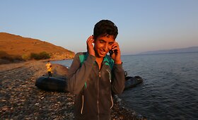 Pabėgėliams svarbiausias dalykas &ndash; jų turimas i&scaron;manusis telefonas