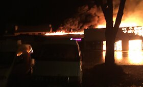 Gaisras Vilniaus Ukmergės gatvėje