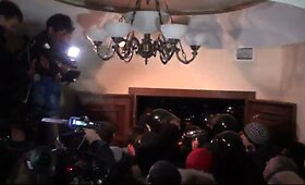 Prie Moldovos parlamento &ndash; protestas