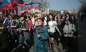 Donecko &scaron;ventėje &ndash; per prievartą suvežti dalyviai
