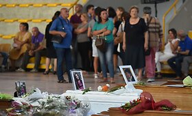 Italija gedi žemės drebėjimo aukų