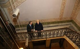 Dalia Grybauskaitė apžiūrėjo patalpas &bdquo;Blumenstihl&ldquo; rūmuose