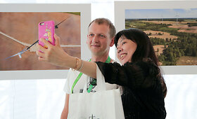 &bdquo;EXPO 2017&ldquo; atidaryta Andriaus Rep&scaron;io fotografijų paroda &bdquo;Pajusk skrydžio jėgą&ldquo;