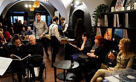 Tarptautinė džiazo diena Rūdninkų knygyne: K.Vaiginio ir D.Golovanovo koncertas
