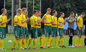 Lietuvos U-19 futbolo rinktinės mačas su Klaipėdos &bdquo;Atlantu&ldquo;