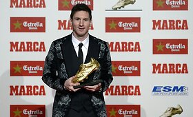 Lionelis Messi atsiėmė &bdquo;Auksinį batelį&ldquo;