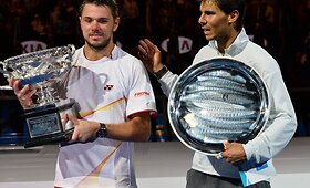&bdquo;Australian Open&ldquo; finalas: Rafaelis Nadalis prie&scaron; Stanislas Wawrinka