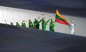 Lietuvos olimpinė rinktinė Sočio žaidynių atidaryme