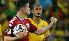 Jamesas Rodriguezas ir ant rankos nutūpęs žiogas