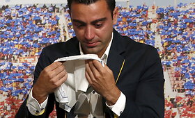 Xavi atsisveikinimas su &bdquo;Barcelona&ldquo; po 25 metų