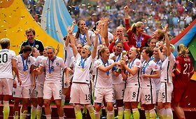 JAV rinktinės triumfas Pasaulio moterų futbolo čempionato finale